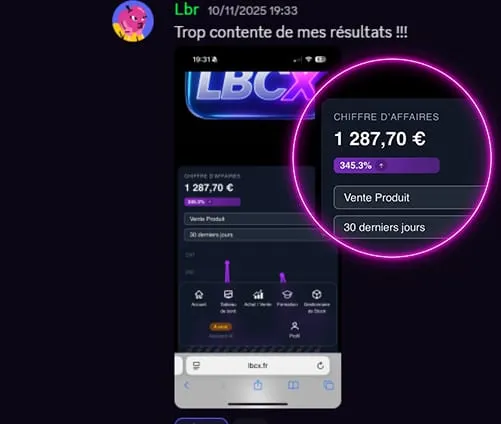 Résultat d'un membre LBCX